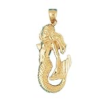 CleverEve's 14K Gold Pendant Mermaid 3.6 - Gram(s)