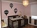 4 Victorian Hot Air Balloons - Nursery Kids Vinyl Wall Art Decal Sticker Decor