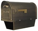 Classic Curbside Mailbox with Paper Tube, Copper