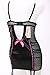 Amoretu Womens Polka Dot Underwire Bodycon Chemise Dress