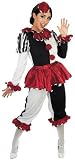 Harlequin Clown Ladies Circus Fancy Dress Costume Medium