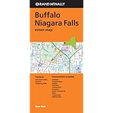 rand mcnally folded map buffalo and niagara falls street map