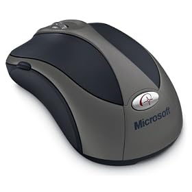 Microsoft Wireless Notebook Optical Mouse 4000 - Mouse - optical - 4 button(s) - wireless - RF - USB wireless receiver - dark gray
