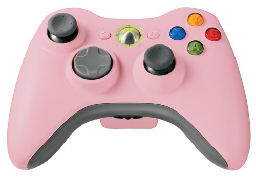 Childrens Toyshop  Video Games : Wireless Controller: Pink DUPELICATE OF: B000V2SFMM
