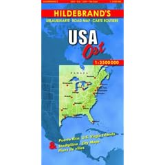 Carte routi�re : USA, Ost