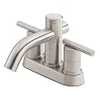 Danze D305258BN Parma Double-Handle Centerset Lavatory Faucet, Brushed Nickel (Not CA/VT Compliant)