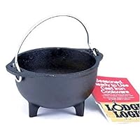 Lodge LCK3 Pre-Seasoned Country Kettle, 1-pint