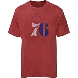 Majestic Philadelphia 76ers Heather Red Big Time Play T-shirt