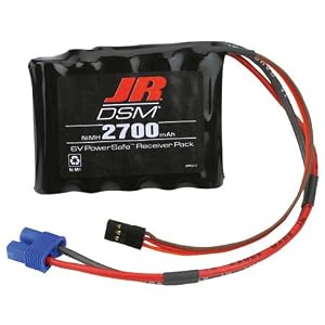 Receiver Pack 2700mAh 6 Volt NiMH Sanyo Power Safe by JR