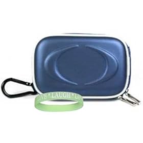 Canon PowerShot EVA Dark Blue Case Mini Glove Bag Hard Case For Slim Digital Camera and Camera Accessories: models Canon PowerShot SD1200IS, Canon PowerShot SX200IS, Canon PowerShot D10, SD890IS, SD780IS,