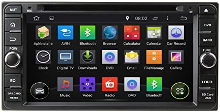 Android 4.4.4 OS 7 inch Double Din In Dash HD Touch Screen Car DVD Player GPS/Bluetooth/Navi/SD/USB/FM/AM Radio Stereo Navigation System For Toyota FJ Cruiser 2007-2011
