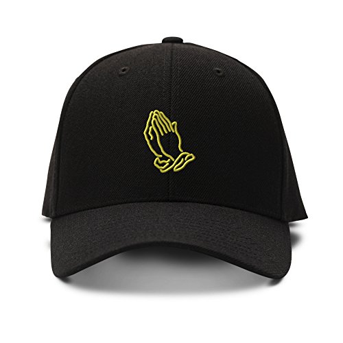 PRAYING HANDS GOD JESUS Embroidery Embroidered Adjustable Hat Baseball Cap