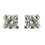 9ct White Gold Ladies 15pts Solitaire 4 Claw Diamond Stud Earrings