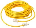 Coleman Cable 01489 14/3 Insulated Outdoor Extension Cord with Lighted End, 100-Foot