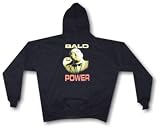 The Three Stooges BALD POWER Curly logo Men's Hoodie Sweat Shirt Small thru 4XL