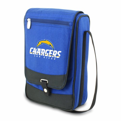 NFL San Diego Chargers Barossa Insulated Wine Cooler Tote with Service for Two
