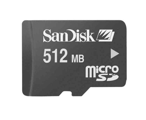 SanDisk 512MB TransFlash microSD Card (SDSDQ-512-A10M, Retail Package)
