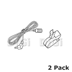 Pack of 2 Quality Microphone's for Sony MEX-BT2700U, MEX-BT3700U, MEX-BT3800U, MEX-BT4700U, MEX-BT3900U, MEX-BT5700U, XAV-70BT Models MEX-BT MP3 CD USB Mic