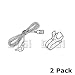 Pack of 2 Quality Microphone's for Sony MEX-BT2700U, MEX-BT3700U, MEX-BT3800U, MEX-BT4700U, MEX-BT3900U, MEX-BT5700U, XAV-70BT Models MEX-BT MP3 CD USB Mic