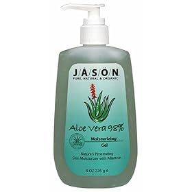 Jason Aloe Vera 98% Moisturizing Gel, 8-Ounce Bottle (Pack of 3)