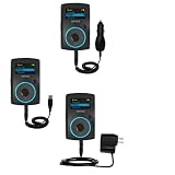 Essential Kit for the Sandisk Sansa Clip - includes Car and Wall Charger with Rapid Charge Technology - Gomadic Brand w/ TipExchange Technology