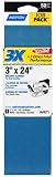 Norton 49271 3X  3 x 24 50 Grit Sanding Belt - 5 Pack