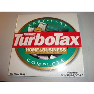 TurboTax-1998-Home-Business-Federal-Return