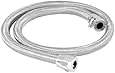 Spectre Performance (29398) 5/16" x 3' Stainless Steel Flex Fuel Line Kit with Chrome Clamps
