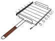 Mr. Bar-B-Q Kabob Grilling Basket