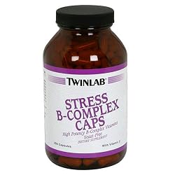 Twinlab Stress B-Complex Caps with Vitamin C, 250 Capsules