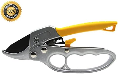Anianiau Ratchet action secateurs ideal for use on thicker, dead or woody stems