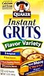 Quaker Instant Grits Variety Pack 12-1oz packages - 6 Unit Pack