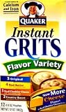 Quaker Instant Grits Variety 12oz 12 ct