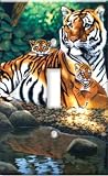 Tiger and Cubs Switch Plate