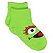 Sesame Street Infant Toddler 6 pk Ankle Socks (2-4 (Shoe: 4-7))