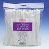 50 x Plastic KNIVES Catering Tableware Strong Disposable Cutlery