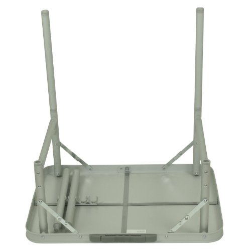 10T portable Single Table de camping 60 x 45 x 59 cm Argent