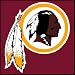 Washington Redskins Reflective Decal