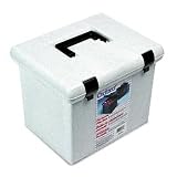 Oxford Portafilet Letter Size Hanging File Box, 13-7/8W x 11-1/8D x 10-7/8H, Granite, 1 Per Box, (41747)