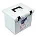 Oxford Portafilet Letter Size Hanging File Box, 13-7/8W x 11-1/8D x 10-7/8H, Granite, 1 Per Box, (41747)