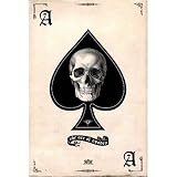 (24x36) Ace of Spades Skull Art Poster Print