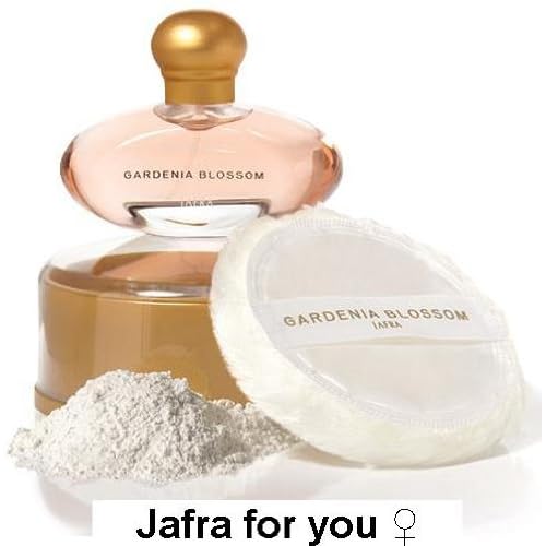 Jafra Gardenia Blossom Perfume & Dusting Powder Set