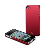 Acase(TM) iPhone 4 and 4S Superleggera flamingo fit case for iPhone 4 4S (Red) (Fit AT&T and Verizon and Sprint iPhone 4 4S)