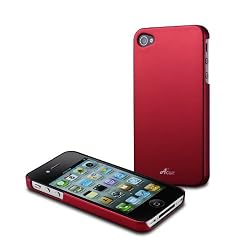 Acase(TM) iPhone 4 and 4S Superleggera flamingo fit case for iPhone 4 4S (Red) (Fit AT&T and Verizon and Sprint iPhone 4 4S)