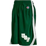 Championship South Florida Bulls Youth Green Court Shorts