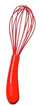 Le Creuset Balloon 10 Inch Silicone Whisk, Red