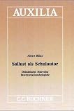 Produkt-Bild: Sallust als Schulautor