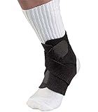 Mueller Adjustable Ankle Support, Black, One Size