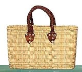 Moroccan Straw Summer Beach / Shopper / Tote Bag 14x9x4.5