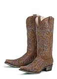 Lane Boots Wild Ginger Brown Leather Cowgirl Boots